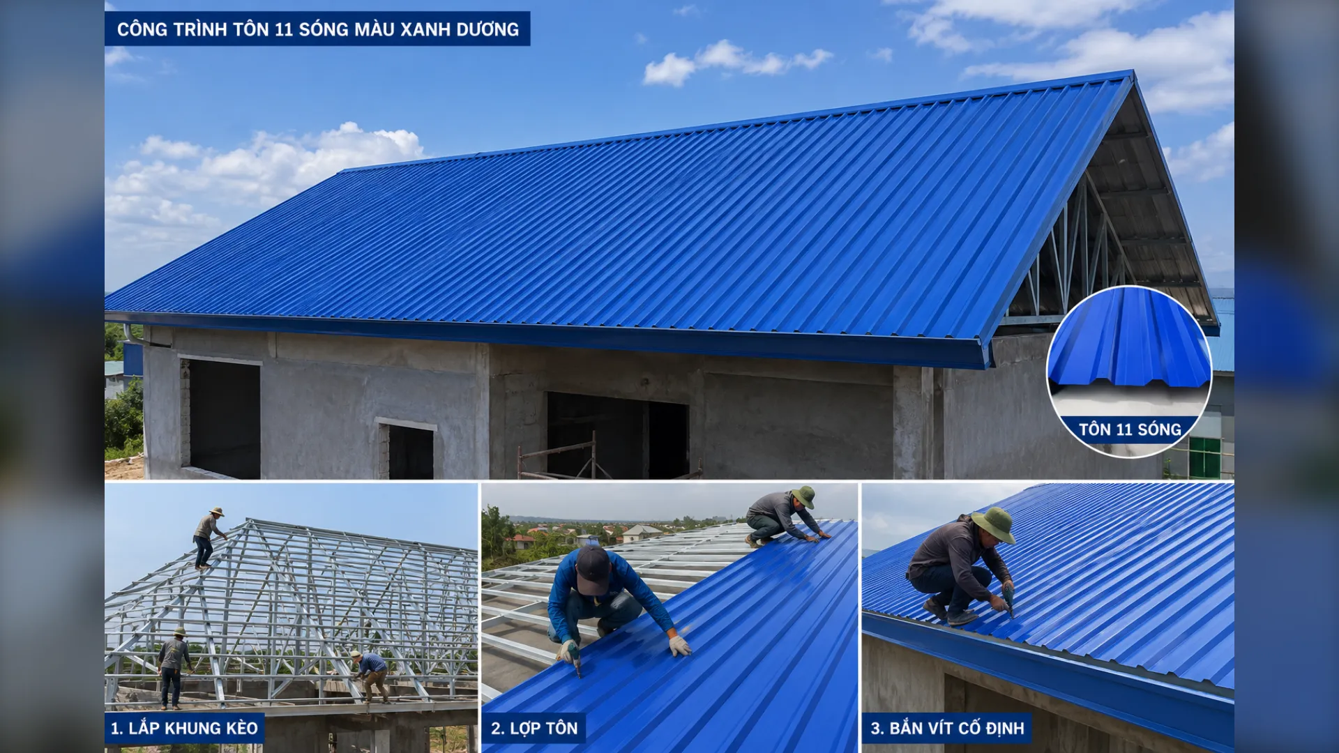 Vật Liệu Xây Dựng Tại Huế – Tôn, Thép, Panel