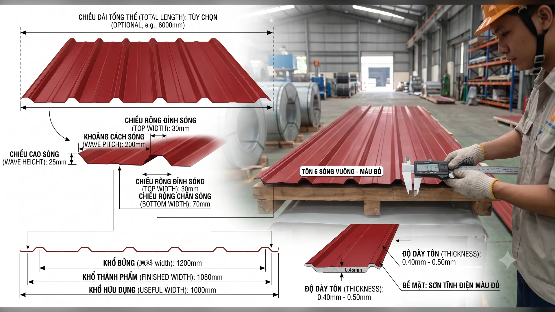 Vật Liệu Xây Dựng Tại Huế – Tôn, Thép, Panel