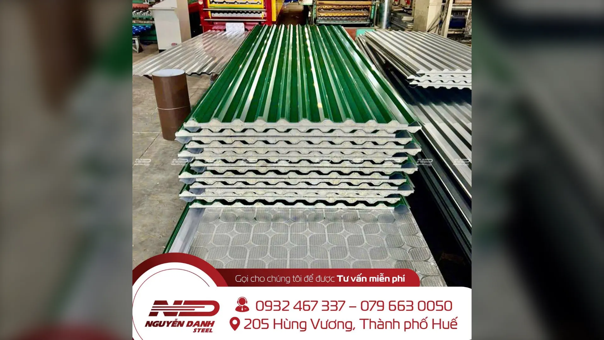 Vật Liệu Xây Dựng Tại Huế – Tôn, Thép, Panel